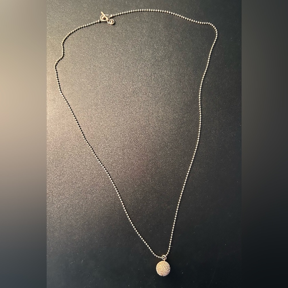 Michael Kors Long Statement Rose Gold Necklace